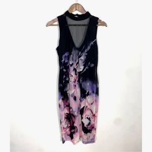 EUC VENUS BODYCON FLORAL DRESS, Women’s Sz Small